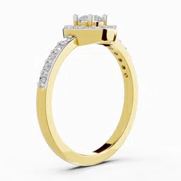Sparkles Lab Grown Diamond 14kt Yellow Gold ring image 3