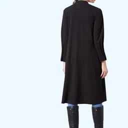 zeugen Polyester Self Design Coat For Women image 2