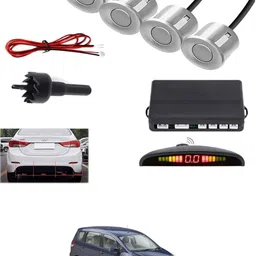 peeps store Universal 4 Silver Reverse Parking Sensor-PS25A261 Universal 4 Silver Reverse Parking Sensor-PS25A261 Parking Sensor-picture-23