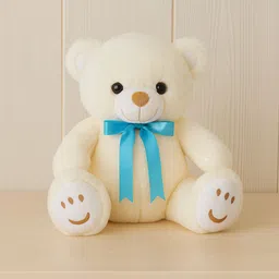 zexsazone Soft push imported fabric smiley teddy bear gift for birthday baby boy lover wife sister friends girlfriend - 32 cm-picture-16