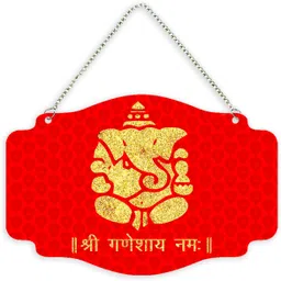 ranovaa Shri Ganeshay Quote | Wooden Wall Hanging | Spiritual Home Decor (DWA_3603)-picture-26