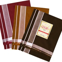 Lvloz PL-3PC-104 Solid Men Dhoti image 2