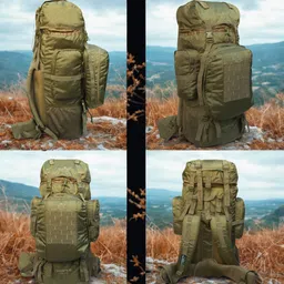 azad army rucksack with detachable backpack multiple pocket Rucksack - 135 L image 2