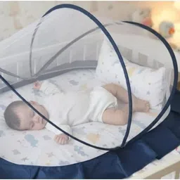 Baby mosquito net crib white HDPE - High Density Poly Ethylene Washable Infants Mosquito Net-image-9