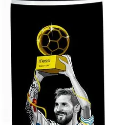 printwala Messi Sipper Water Bottle Aluminium For Bithday Boys Girls Friends (GS-177) 600 ml Water Bottle-picture-18