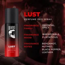 beardo Power, Lust & Glory Body Spray | Long Lasting Deo Deodorant Deodorant Spray - For Men image 4