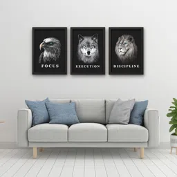 jojo creation JOJO PRESENT 12 inch wall motivational frames set of 3-picture-17