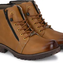 vellinto Royal Look Zipper Boots For Men ll Casual Shoes For Men Boots For Men image 2