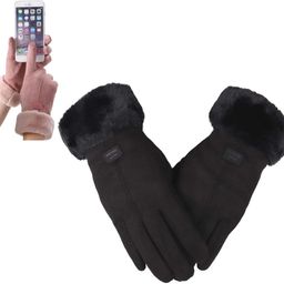 highever Solid Winter Women Gloves-picture-3