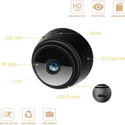 AVOIHS Spy CCTV Magnet WiFi Hidden 1080P HD Camera DVR Night Vision Built-in Battery Security Camera image 2