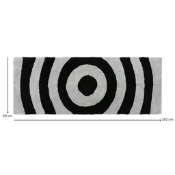 the home talk Black Microfibre Solid 60 x 20 Inches Runner image 3