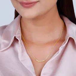 925 Silver Stay Golden Necklace|Lifetime Plating|6 Month Warranty Zircon Gold-plated Plated Sterling Silver Necklace-image-98