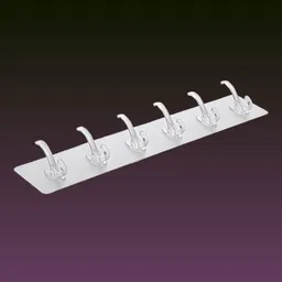 clumara peel & stick multi purpose 6 hooks hook sticker roll Hook 12-picture-10