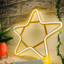 janmesh enterprises 1 LEDs 2.44 m Gold Steady Star Rice Lights-picture-10