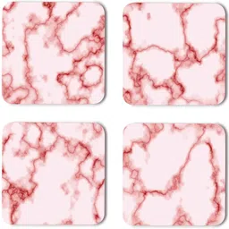 coastify Square Wood Coaster Set image 1