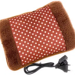 da novira Electric Velvet Hot Water Bag with Pocket for Winters/Pain Relief & Heat Therapy Electrical 1 L Hot Water Bag-picture-10
