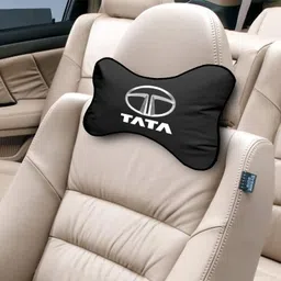 kioni Black Polyester Car Pillow Cushion for Tata image 3