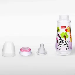 babyhug drop AntiColic Sterilizable Feeding Bottle -(250x2)ml (Color/Print May Vary) - 250 ml image 3