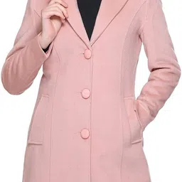 aayat Women Solid Single Breasted Formal Blazer image 5