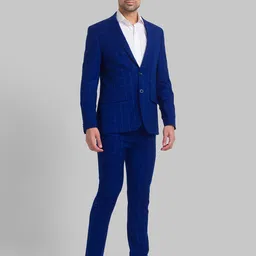 park avenue Men Suit Checkered Suit image 2