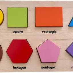 zuvoy Shape World – Wooden Shape Puzzle for Toddlers & Kids | Educational Learning image 1