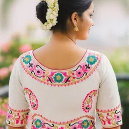 tozostylefabric Round Neck Women Blouse-picture-22