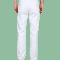 metronaut Men Loose Fit Mid Rise White Jeans image 2