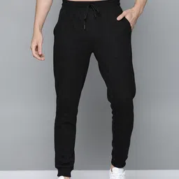 harvard Men Solid Black Track Pants-picture-26