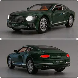 manaki enterprise Alloy Metal Pull Back Diecast Car 1:24 Bently Continental GT Toy Openable Doors image 4