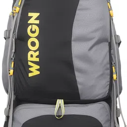 wrogn Trekking Bag For Hiking/Camping/Outdoor Sports with Rain Cover/Shoe Compartment Rucksack - 65 L-picture-20