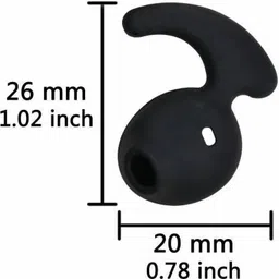 YTM 8 Pcs (4 Pair) For S7 earbuds black earbuds In The Ear Headphone Cushion In The Ear Headphone Cushion image 3