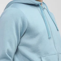 highlander Men Full Sleeve Solid Hooded Sweatshirt image 4