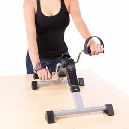 nd brothers Mini Cycle Exercise Bike Folding Bike Exercise Bike Mini Pedal Exerciser Cycle image 4