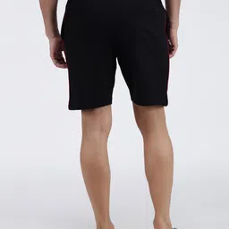 amul comfy Solid Men Black Regular Shorts image 3