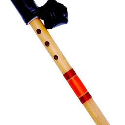 nextomart D Natural 6 Hole Bamboo Flute Size 17 Inch Bansuri with Free Bag Cover Bamboo Flute image 3