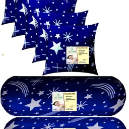 actos Combo Set Of 5 Cushion And 2 Microfibre Nature Bolster Pack of 7-picture-27