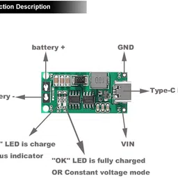 3ree 3S-2A |18650 Polymer Lithium Ion Charger Type C to 3S 12.6V 2A Booster Module Electronic Components Electronic Hobby Kit image 4