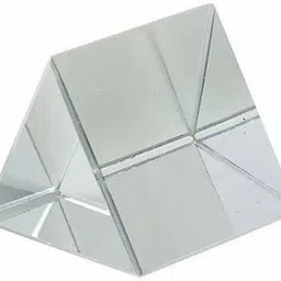 cometek Equilateral Glass Prism 38mm×38mm×38mm for Science DIY Experiments Solid Prism image 2