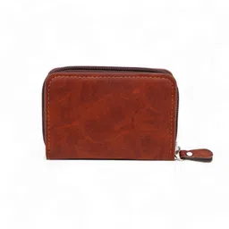 be divine Men & Women Casual, Evening/Party, Formal, Ethnic, Travel, Trendy Tan Artificial Leather RFID Card Holder image 3