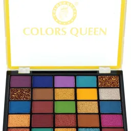 colors queen Quick & Easy 30 Matte, Shimmer & Glitter Eyeshadow Palette with Brush 18 g-picture-16