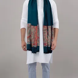 Tromboo Wool Paisley Men Shawl-picture-20