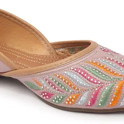 anouk Ethnic Embroidred Jutis and Mojaris Bellies For Women image 3