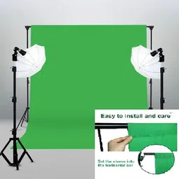 Kate 8x12 green backdrop background video shooting Reflector image 2