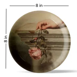nestroots Vintage Flower Porcelain Wall Plates image 2