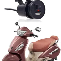 shopone Mono USB Charger Socket Power Outlet 5V 2 A for Jupiter 1.2 A Bike Mobile Charger-picture-17