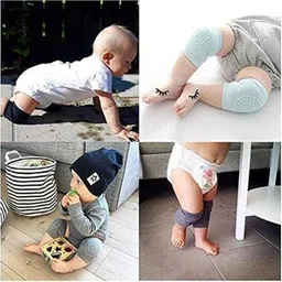 sbts Breathable Comfortable Knee Cap for Kids_501 Multicolor Baby Knee Pads image 3