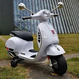 prabal Vespa 12V Electric Ride On Scooter For Kids with Foot Accelerator 3-7Yrs Scoote Scooter Battery Operated Ride On-picture-21