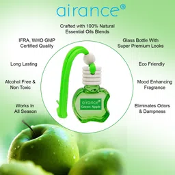 airance Green Apple Car Freshener Diffuser image 2