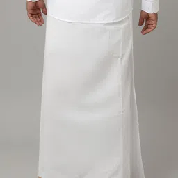VIVEAGHAM Dhoti Solid Men Dhoti image 3