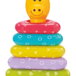 toymate Giraffe Stacking Triangle Shape Ring Toy For Kids & Toddlers Age 12-36 Months + image 4